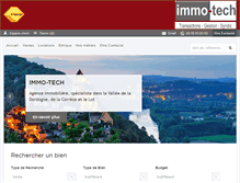 Tablet Screenshot of agenceimmotech.com